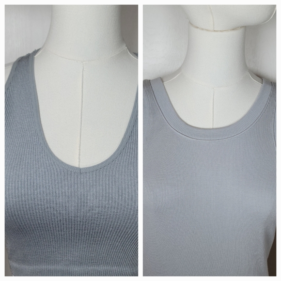 Free People Movement Gray Tank Top Bundle Size Medium - Picture 2 of 6